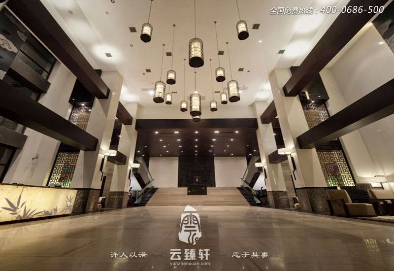 蘇州古樸簡約的中式會所裝修實(shí)景圖