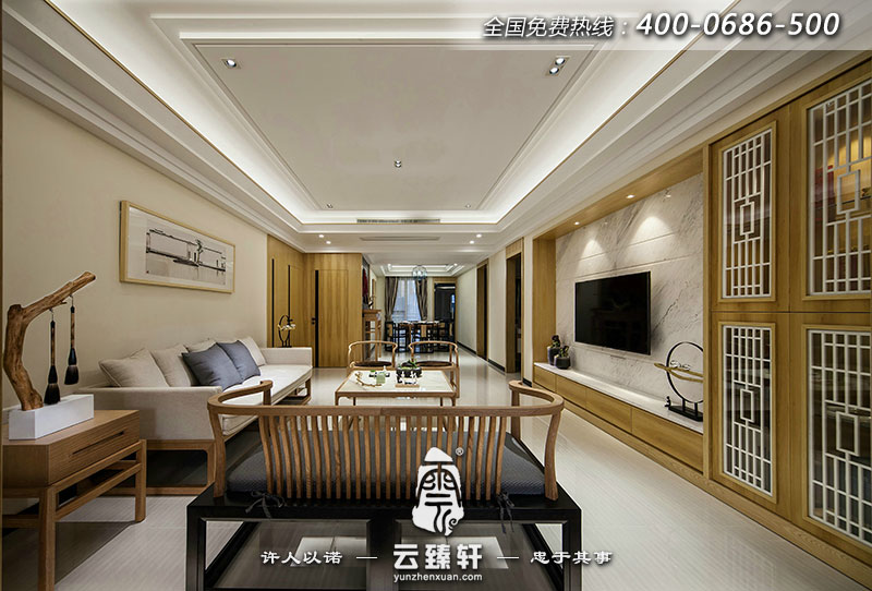 這個偌大的禪意居家環(huán)境，因為色調(diào)風(fēng)格定位準確